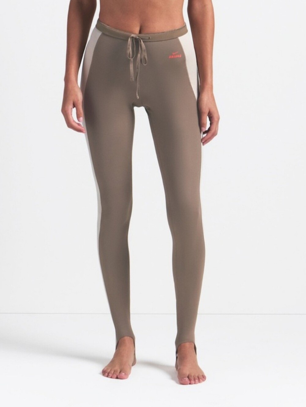 Nike x Skims Women's Shine High-Waisted 26 Stirrup Leggings With Drawcord
